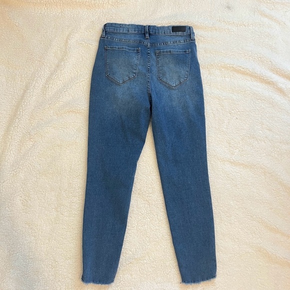 Nicole Miller Blue Straight Leg Jeans Classic Fit - Picture 2 of 6